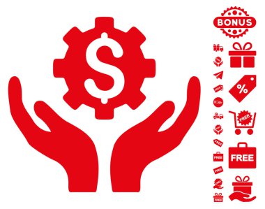 Ücretsiz Bonus ile bakım fiyat simgesi