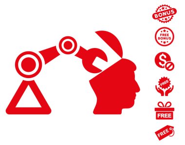 Açık kafa cerrahi manipülatör simgesi ücretsiz bonus