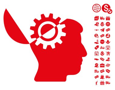 Açık fikirli dişli simgesini ücretsiz bonus