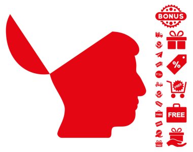 Açık fikirli simgesi ücretsiz bonus