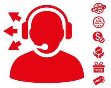 Operatör cevap konuşma simgesini ücretsiz bonus