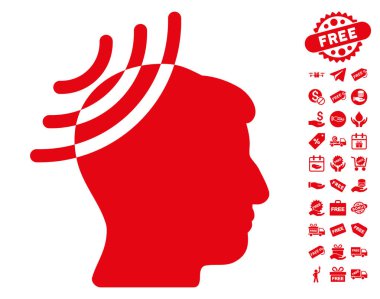 Ücretsiz Bonus ile radyo Resepsiyon kafa simgesi