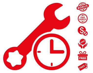 Hizmet saat simgesini ücretsiz bonus