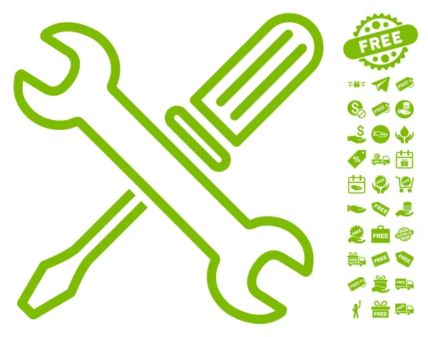 Araçlar simgesi ücretsiz Bonus ile ayarlama