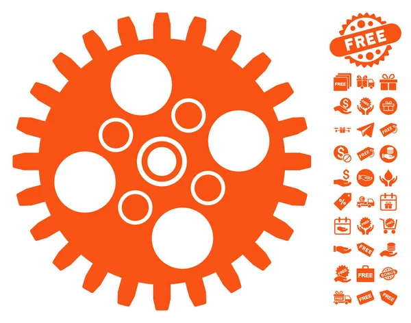 Ücretsiz Bonus dişli simgesiyle