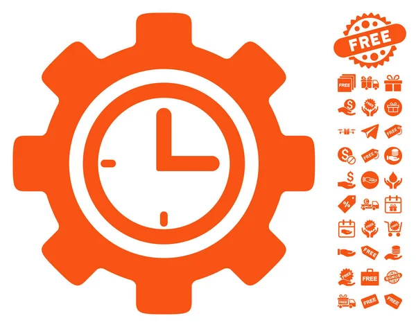 Zaman kurulum dişli simgesini ücretsiz bonus