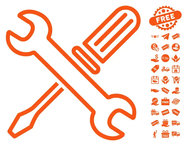 Araçlar simgesi ücretsiz Bonus ile ayarlama