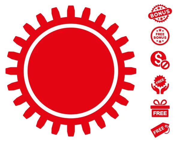 Ücretsiz Bonus dişli simgesiyle