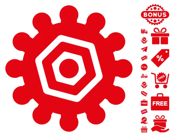 Dişli simgesini ücretsiz bonus