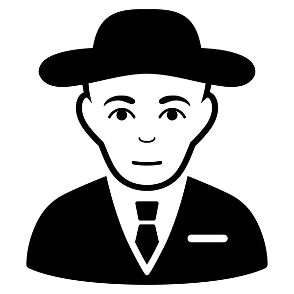 Secret Service Agent platte Vector Icon — Stockvector