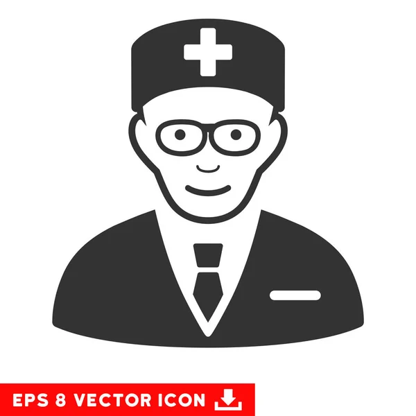 Médico jefe EPS Vector icono — Vector de stock