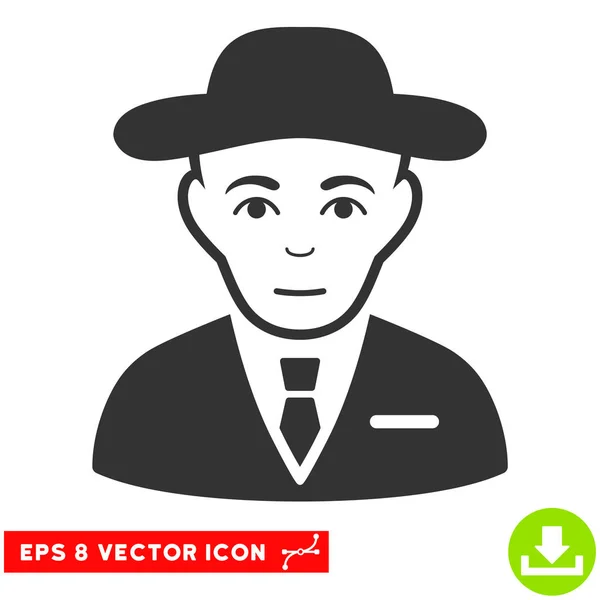 Agente dos Serviços Secretos EPS Vector Icon — Vetor de Stock