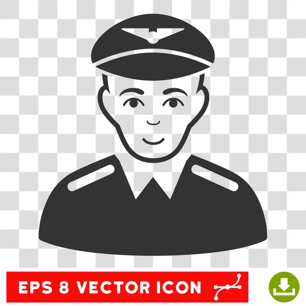 Aviador Vector EPS Icono — Vector de stock