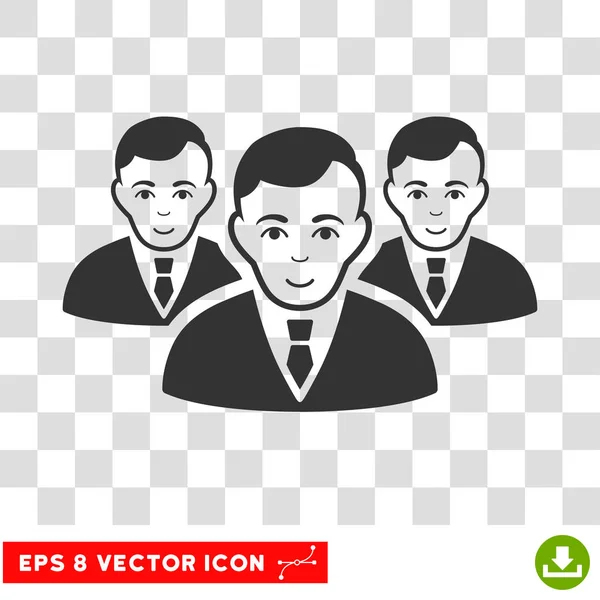 Gestionnaire Groupe Vecteur EPS Icône — Image vectorielle