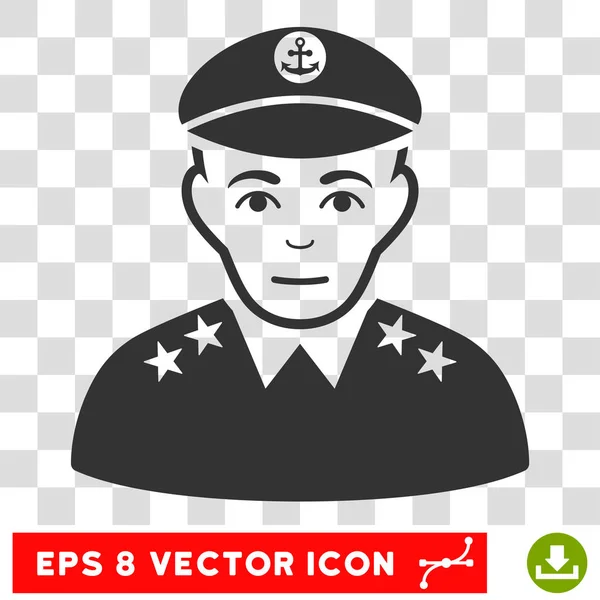 Militär Hauptmann Vektor eps Symbol — Stockvektor