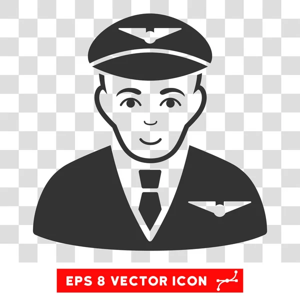 Vetor piloto EPS Ícone — Vetor de Stock