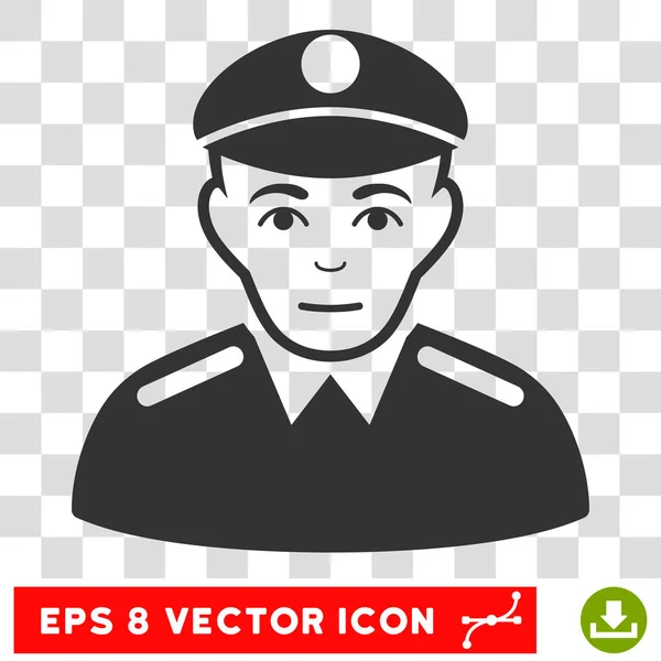 Soldado Vector EPS icono — Vector de stock