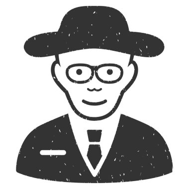 Bilim adamı grenli doku simgesi