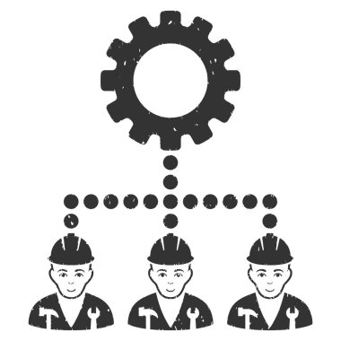 Servis personeli grenli doku simgesi