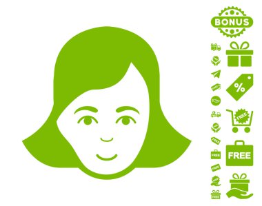 Bayan yüz simgesi ücretsiz bonus