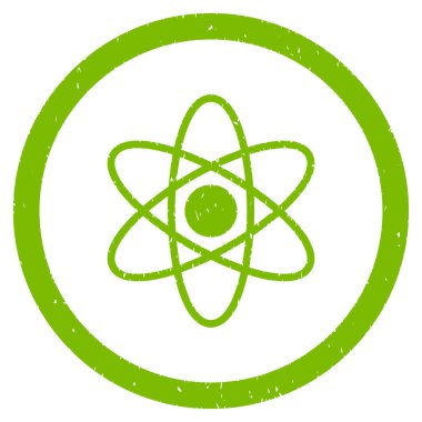 Atom grenli simgesi yuvarlak