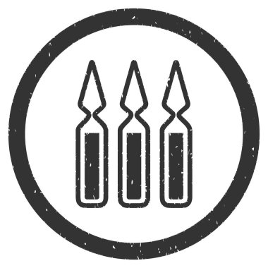 Ampul grenli simgesi yuvarlak