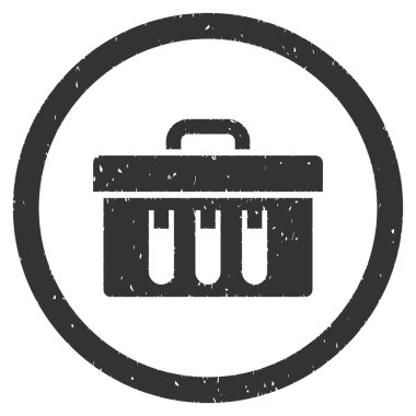 Çözümleme kutusu grenli simgesi yuvarlak