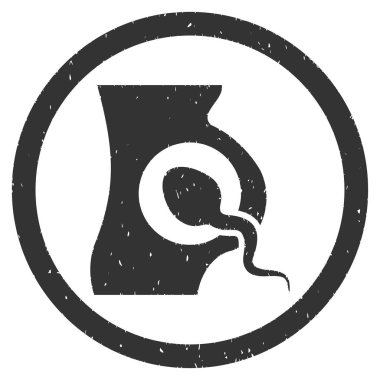 Suni tohumlama grenli simgesi yuvarlak