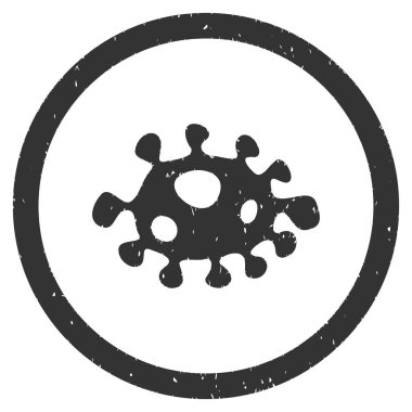 Bakteri grenli simgesi yuvarlak