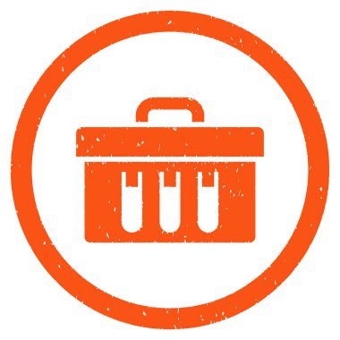 Çözümleme kutusu grenli simgesi yuvarlak