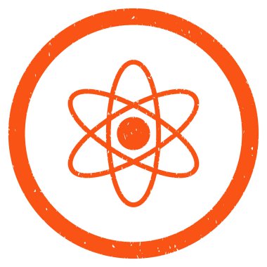 Atom grenli simgesi yuvarlak