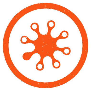 Axenic yuvarlak grenli simgesi