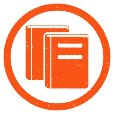 Kitaplar grenli simgesi yuvarlak