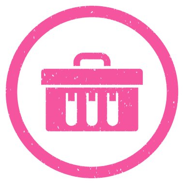 Çözümleme kutusu grenli simgesi yuvarlak