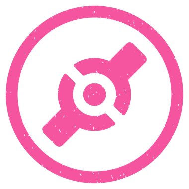 Yapay eklem grenli simgesi yuvarlak