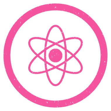 Atom grenli simgesi yuvarlak