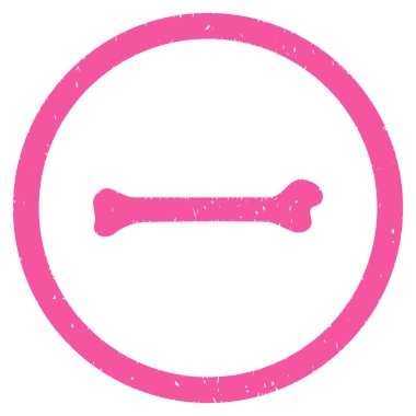 Kemik grenli simgesi yuvarlak