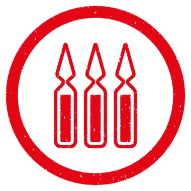 Ampul grenli simgesi yuvarlak