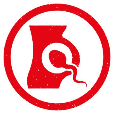 Suni tohumlama grenli simgesi yuvarlak