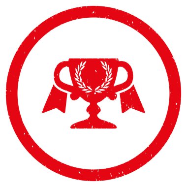 Ödülü Kupası grenli simgesi yuvarlak