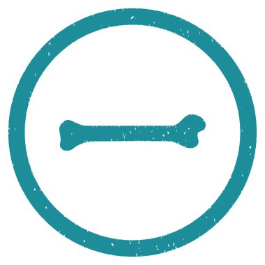 Kemik grenli simgesi yuvarlak