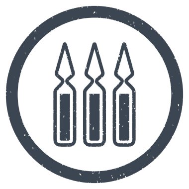 Ampul grenli simgesi yuvarlak