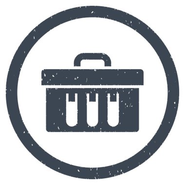 Çözümleme kutusu grenli simgesi yuvarlak