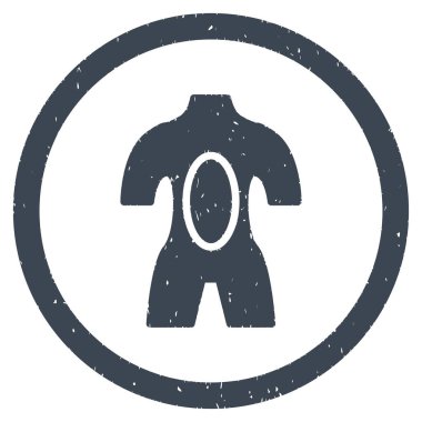 Anatomi grenli simgesi yuvarlak