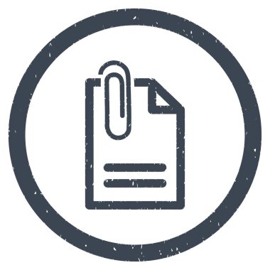 Yuvarlak belge grenli simgesi ekleme