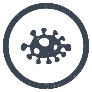 Bakteri grenli simgesi yuvarlak