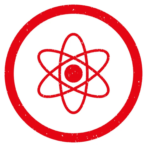 Atom rundade kornig ikonen — Stock vektor