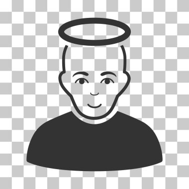 Kutsal adam vektör simgesi