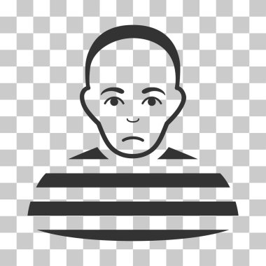 Mahkum vektör simgesi