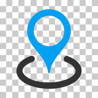 konumu vektör simgesi